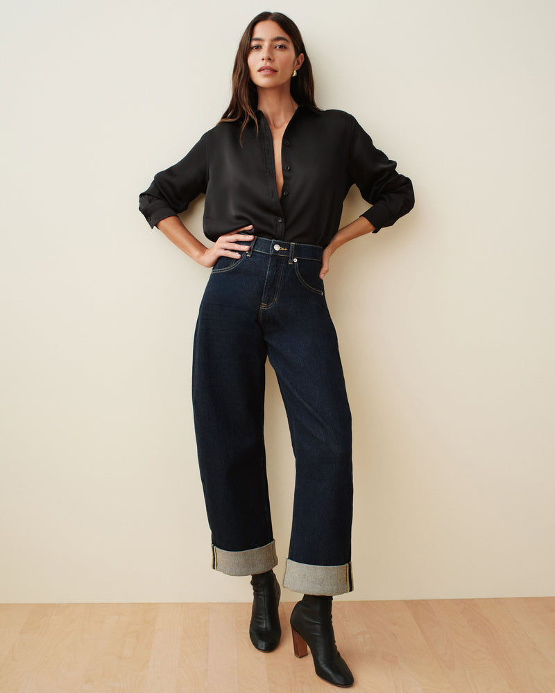 Cuffed Horseshoe Jeans