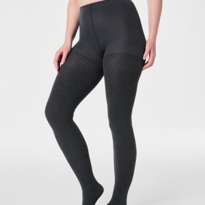 Rib Knit Shorty Tights