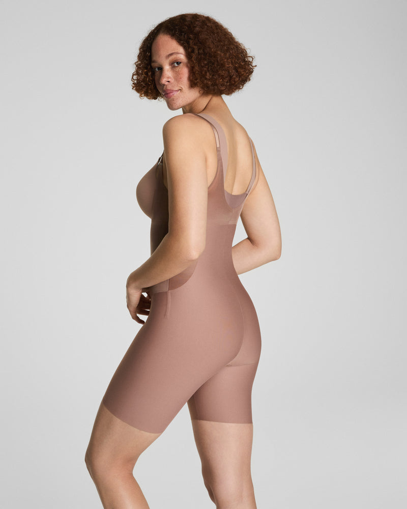 Open-Bust Mid-Thigh Bodysuit - Image 2