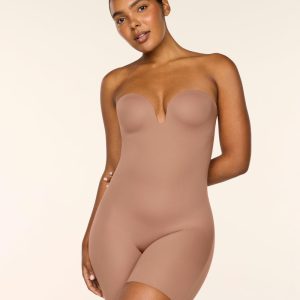Strapless Mid-Thigh Bodysuit