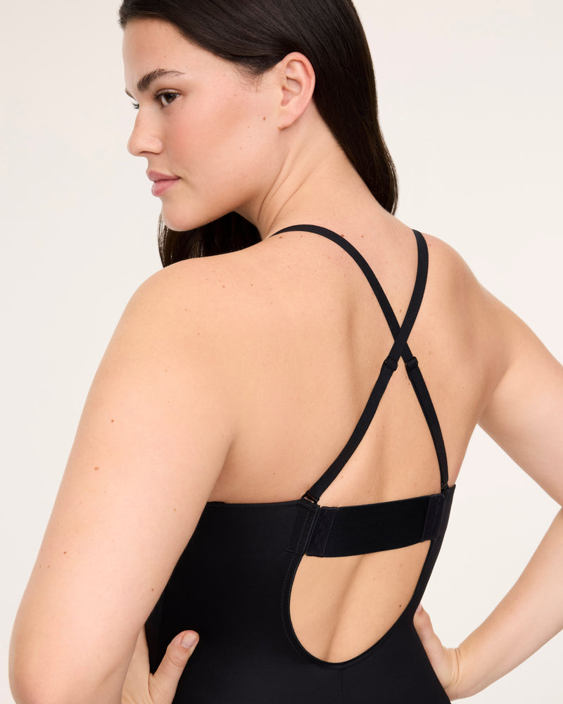 Plunge Low-Back Thong Bodysuit - Image 5