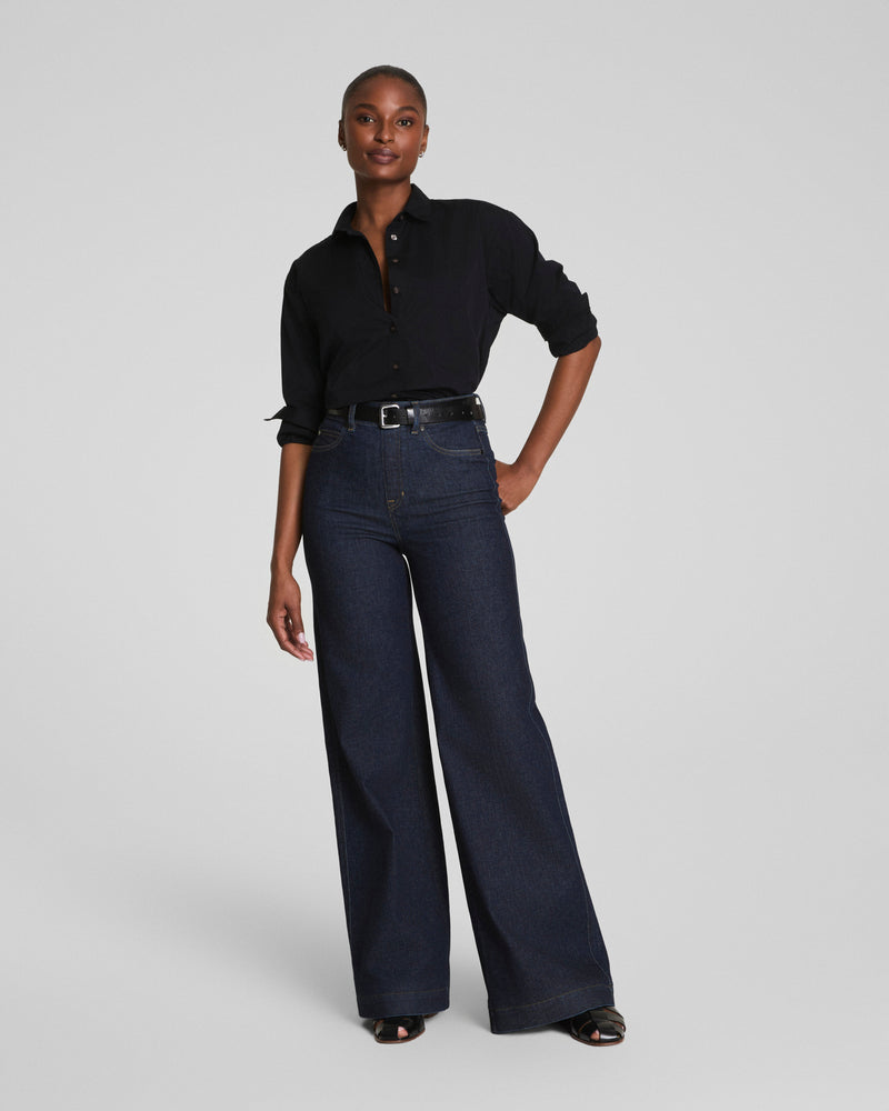 Poplin Oversized Button-Up Shirt - Image 4