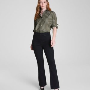 Pull-On Flare Jeans