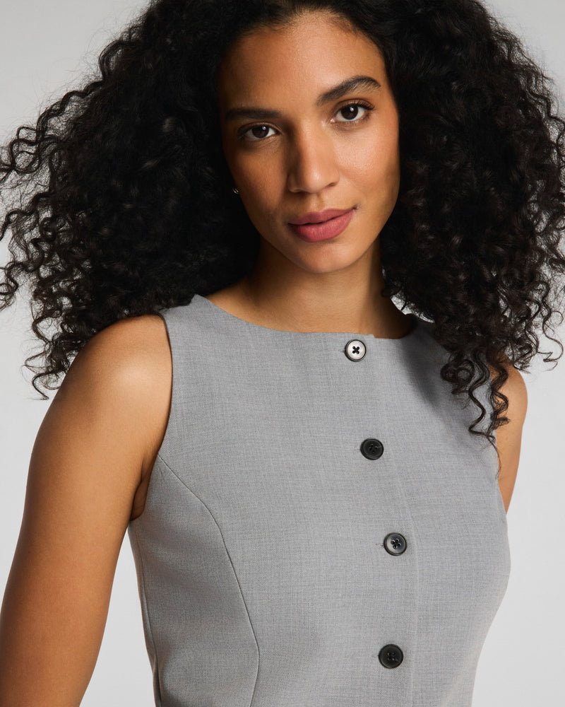 Tailored Button-Down Vest - Image 3