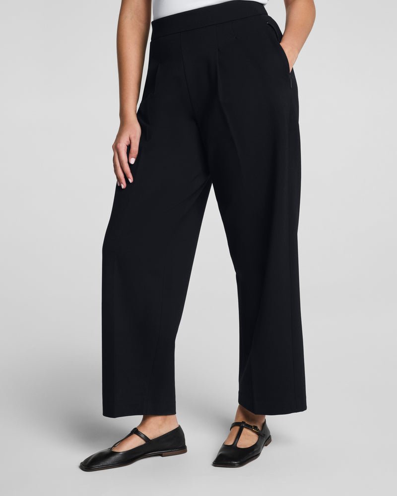Ponte Pleated Tapered Pant - Image 2
