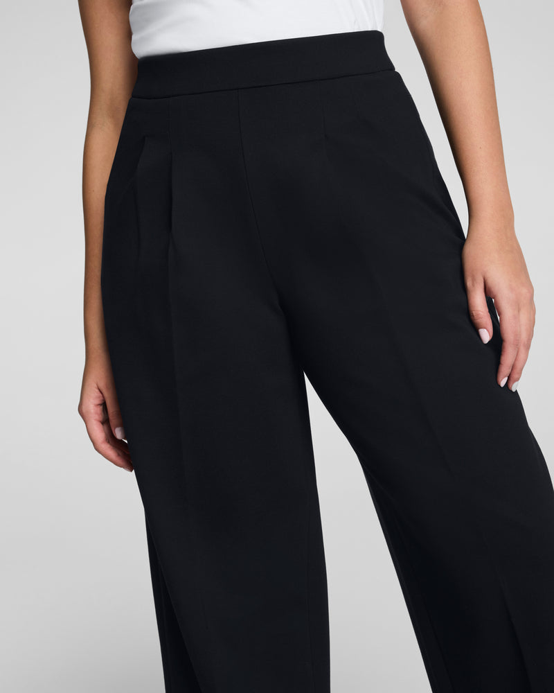 Ponte Pleated Tapered Pant - Image 4