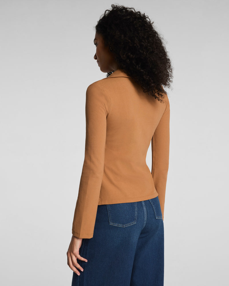 Ribbed Knit Button Down - Image 2
