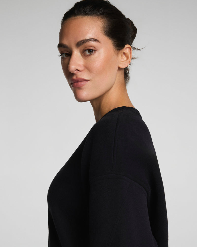Cotton Fleece Crewneck Tunic - Image 3
