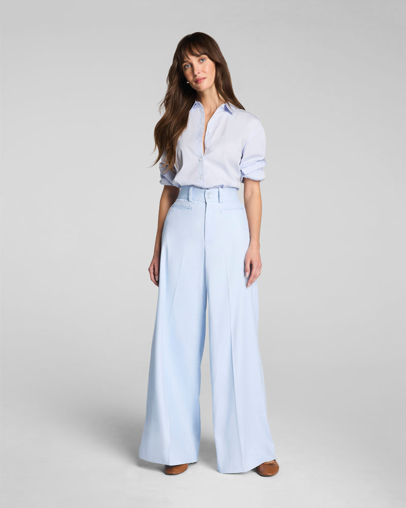 Cotton Linen Super Wide Leg Pant