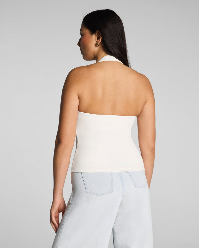 Ribbed Knit Halter Tank - Image 2