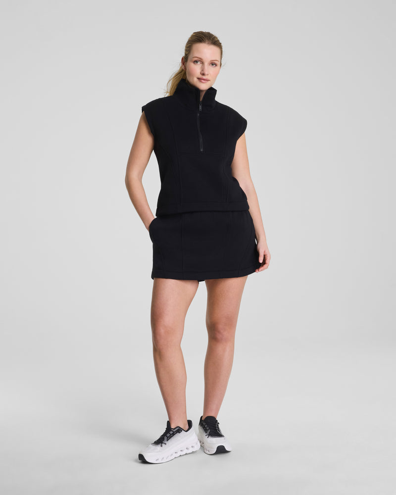 Cotton Fleece Half Zip Vest - Image 4