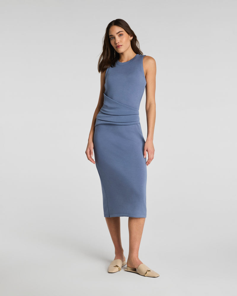Draped Tank Midi Dress - Image 3