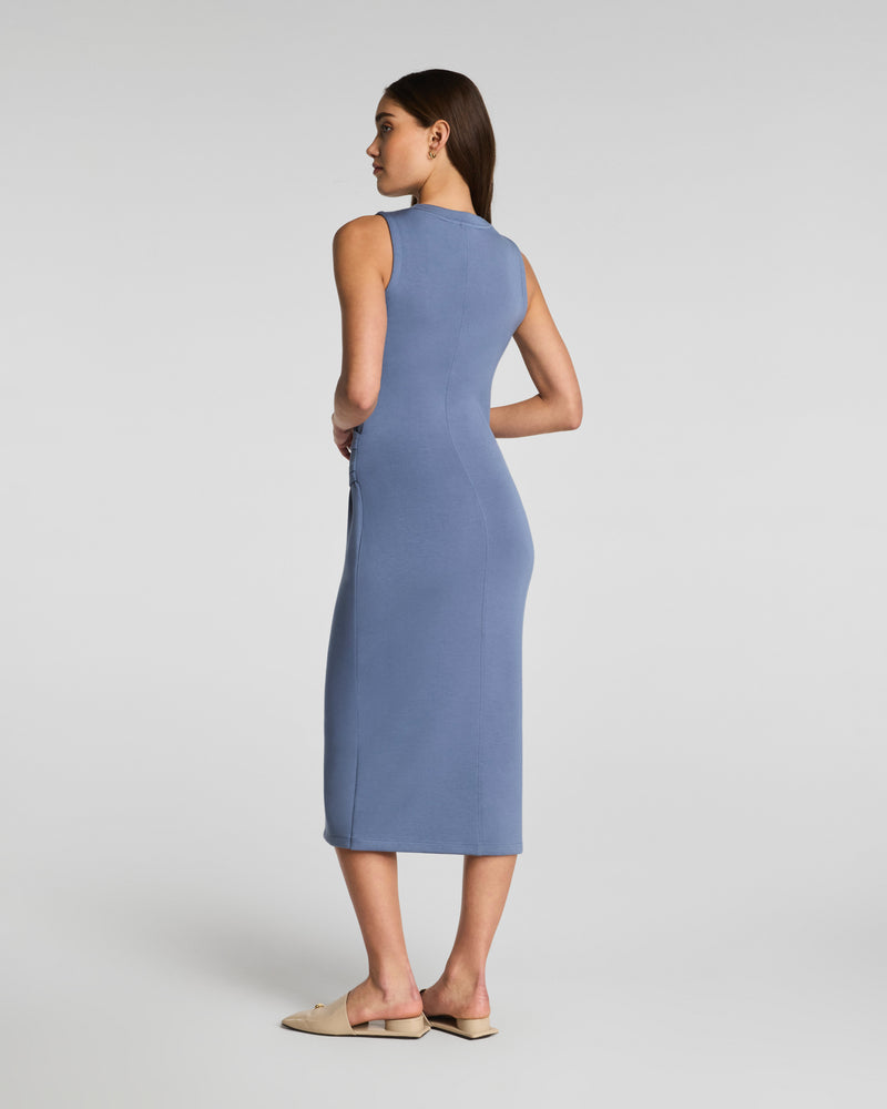 Draped Tank Midi Dress - Image 4