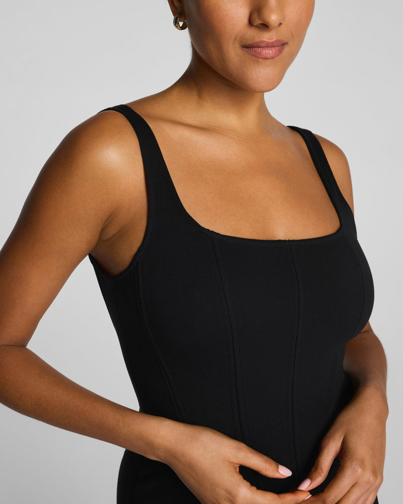 Ponte Fit and Flare Midi Dress - Image 4