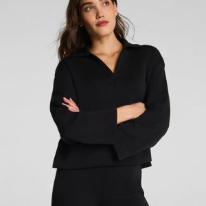 Long Sleeve Polo Top