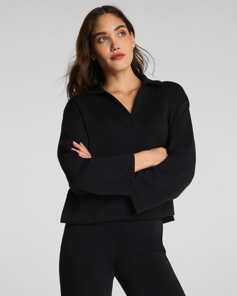 Long Sleeve Polo Top