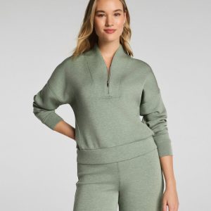 Shawl Collar Half Zip