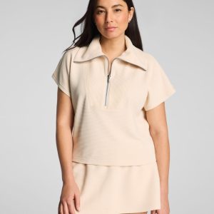 Short Sleeve Half Zip