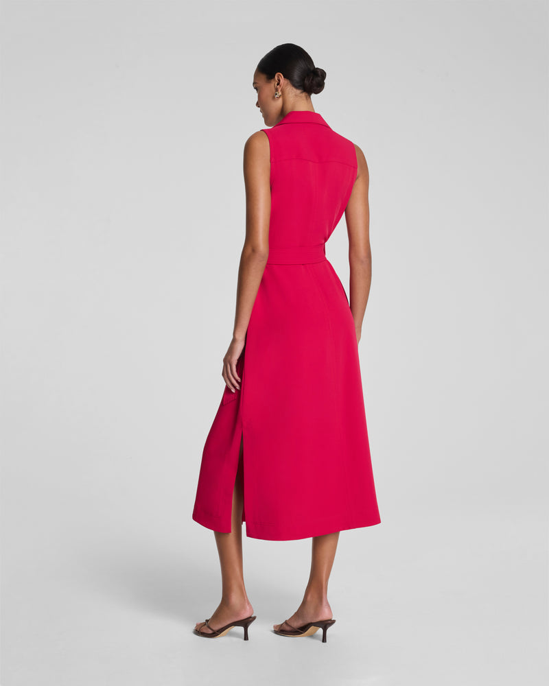 Belted Midi Shirt Dress - Image 2