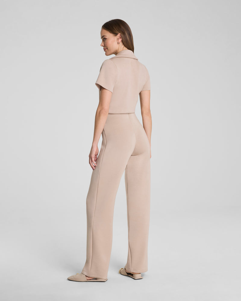 Collared Tie-Waist Jumpsuit - Image 2
