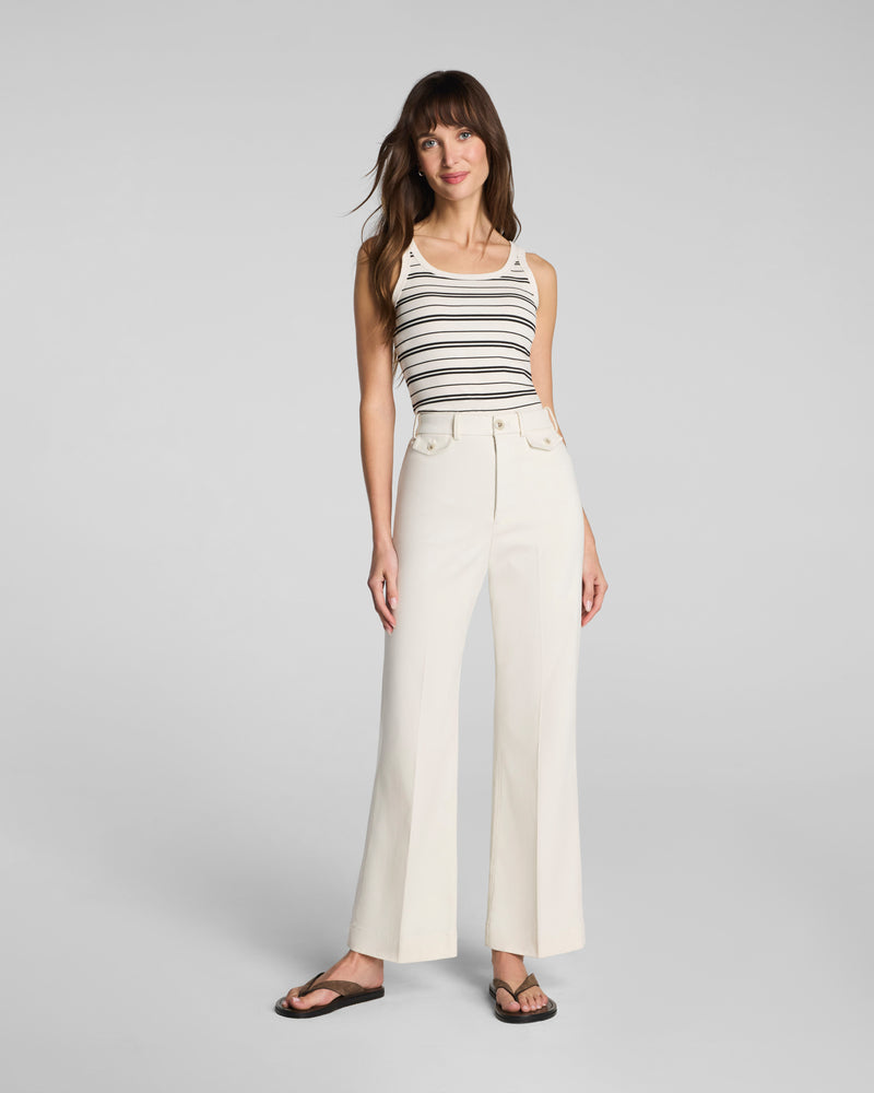 Ribbed Knit Scoop Neck Tank - Image 3