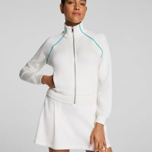 Contrast Piping Track Jacket
