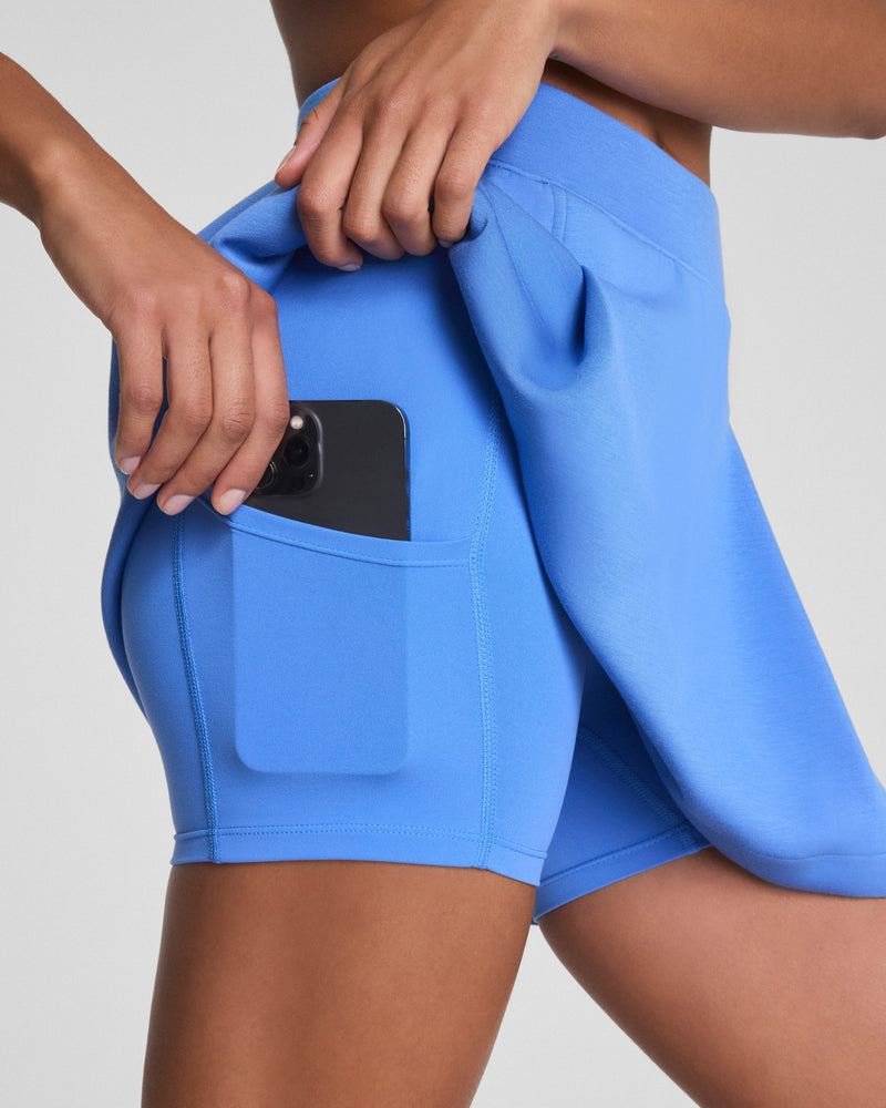 Contrast Piping Skort, 15"" - Image 3