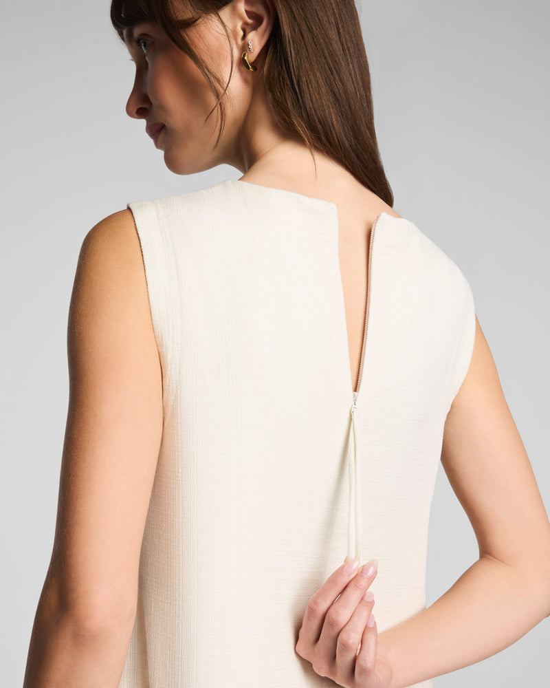 Cotton Linen Mini Dress - Image 4