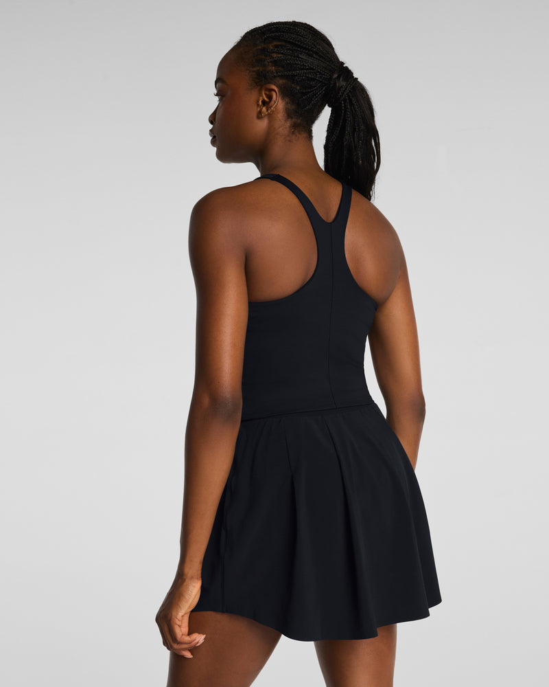 High Neck Cropped Tank with FlexForm Cups - Image 2