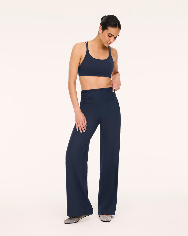 Ruched Wide Leg Pant