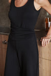 Draped Sleeveless Jumpsuit - Image 2