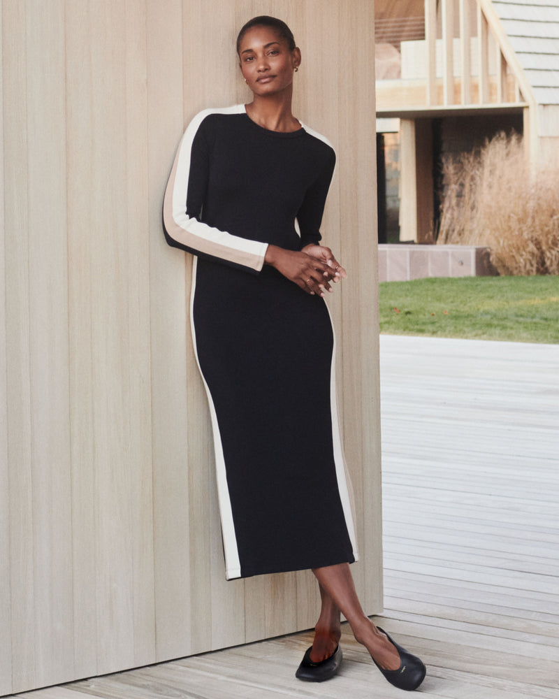 Colorblock Maxi Dress
